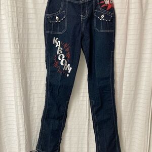 EVRI Marvel KABOOM! Pop Art Bootcut Jeans